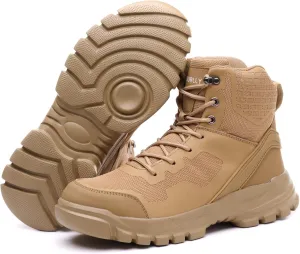 Steel Toe Shoes for Men Women Composite Toe Work Sneakers Indestructible Safety Tennis Shoes Lightweight Breathable Construction Sneakers Puncture Proof Air Cushion Ergonomic Design