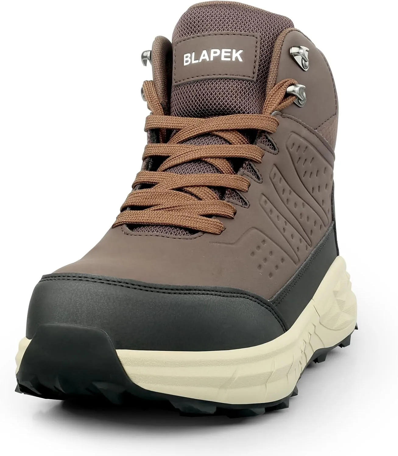 Steel Toe Work Boots for Men Non Slip Puncture Proof Safety Work Shoes for Men with Indestructible Construction Comfortable Perfect for Outdoor Work, Hiking, Construction