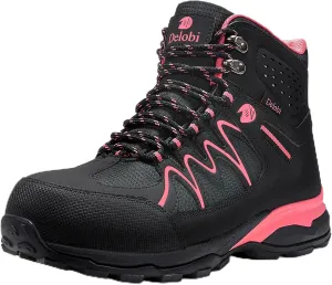 Steel Toe Work Boots for Women - Insulated Work Boots Steel Toe Sneakers Comfortable Construction Boot Lightweight Work & Safety Toe Shoes Gifts for Construction Workers for Work Construction