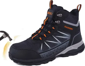 Steel Toe Work Boots for Women - Insulated Work Boots Steel Toe Sneakers Comfortable Construction Boot Lightweight Work & Safety Toe Shoes Gifts for Construction Workers for Work Construction