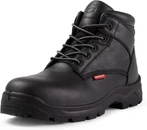 SUREWAY 6" Waterproof Work Boot for Men, Extremely Comfortable Insole, Oil/Slip Resistant, Thicker Leather, Work Boots/Shoes for Men, EH Safety Industrial & Construction Work Boots