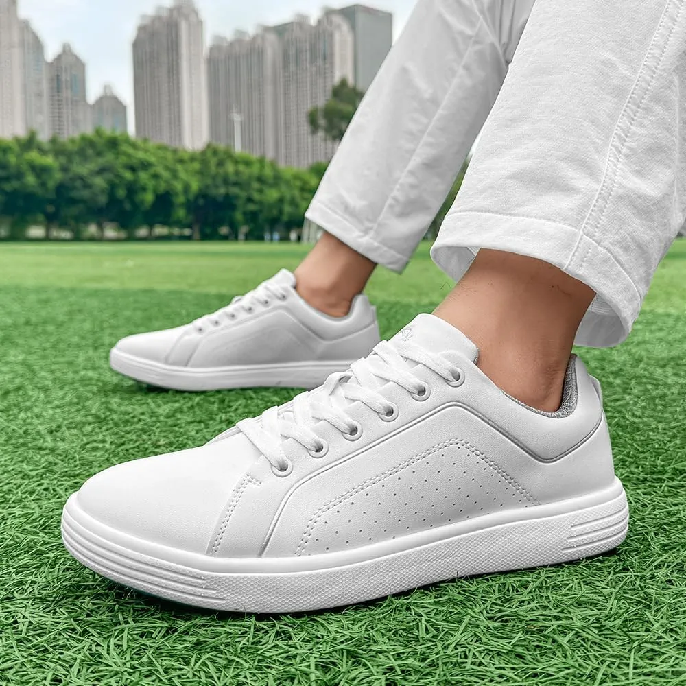 THESTRON Men's Golf Shoes Comfortable Non Slip Men Casual Sport Shoes for Golfing Lightweight Golf Sneakers