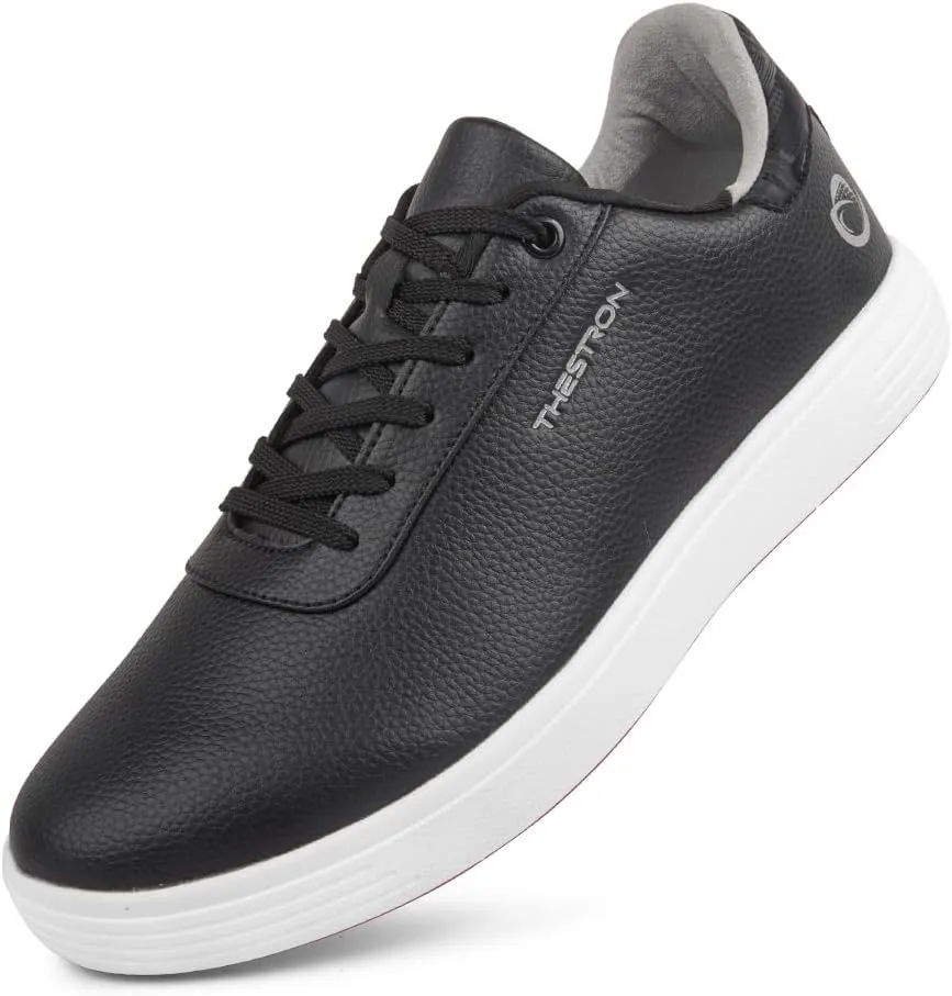 THESTRON Men's Golf Shoes Comfortable Non Slip Men Casual Sport Shoes for Golfing Lightweight Golf Sneakers