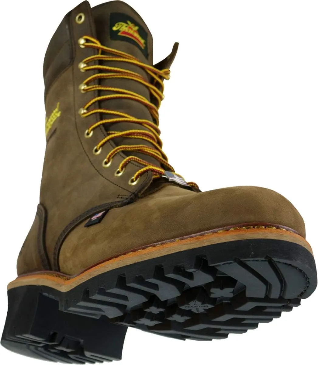 Thorogood V-Series 6” Waterproof Composite Toe Work Boots for Men - Premium Leather with Goodyear Storm Welt, Comfort Insole, and Chevron Traction Outsole; ASTM Rated