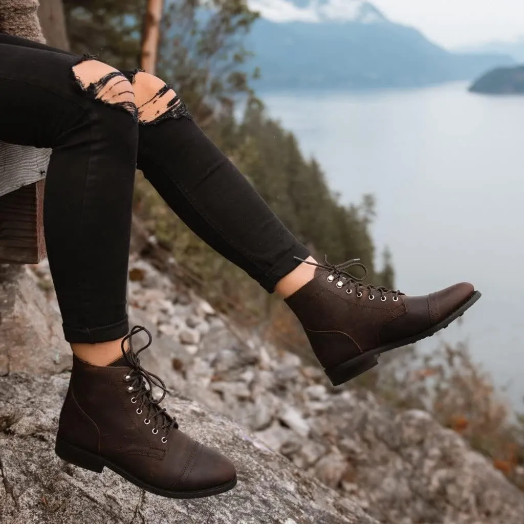 Thursday Boot Company Women's Captain Cap Toe Ankle Boots
