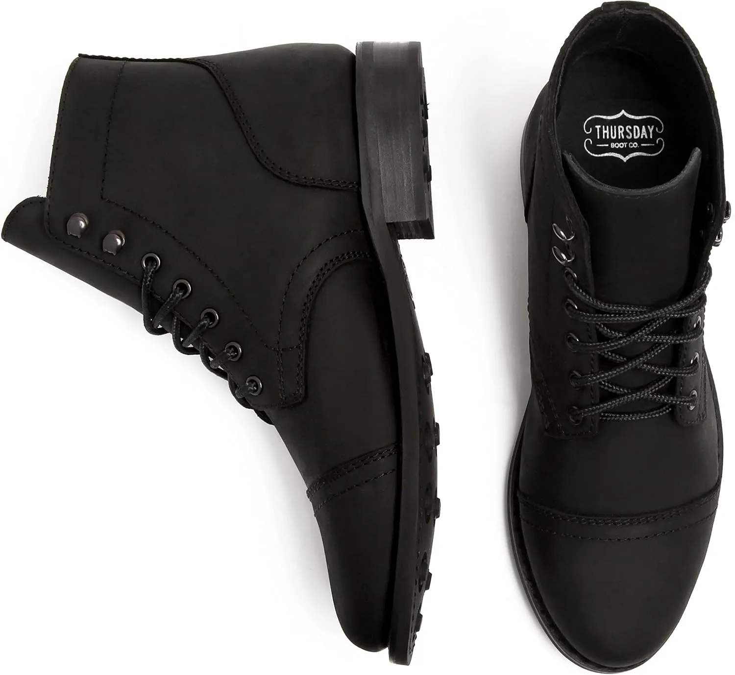 Thursday Boot Company Women's Captain Cap Toe Ankle Boots