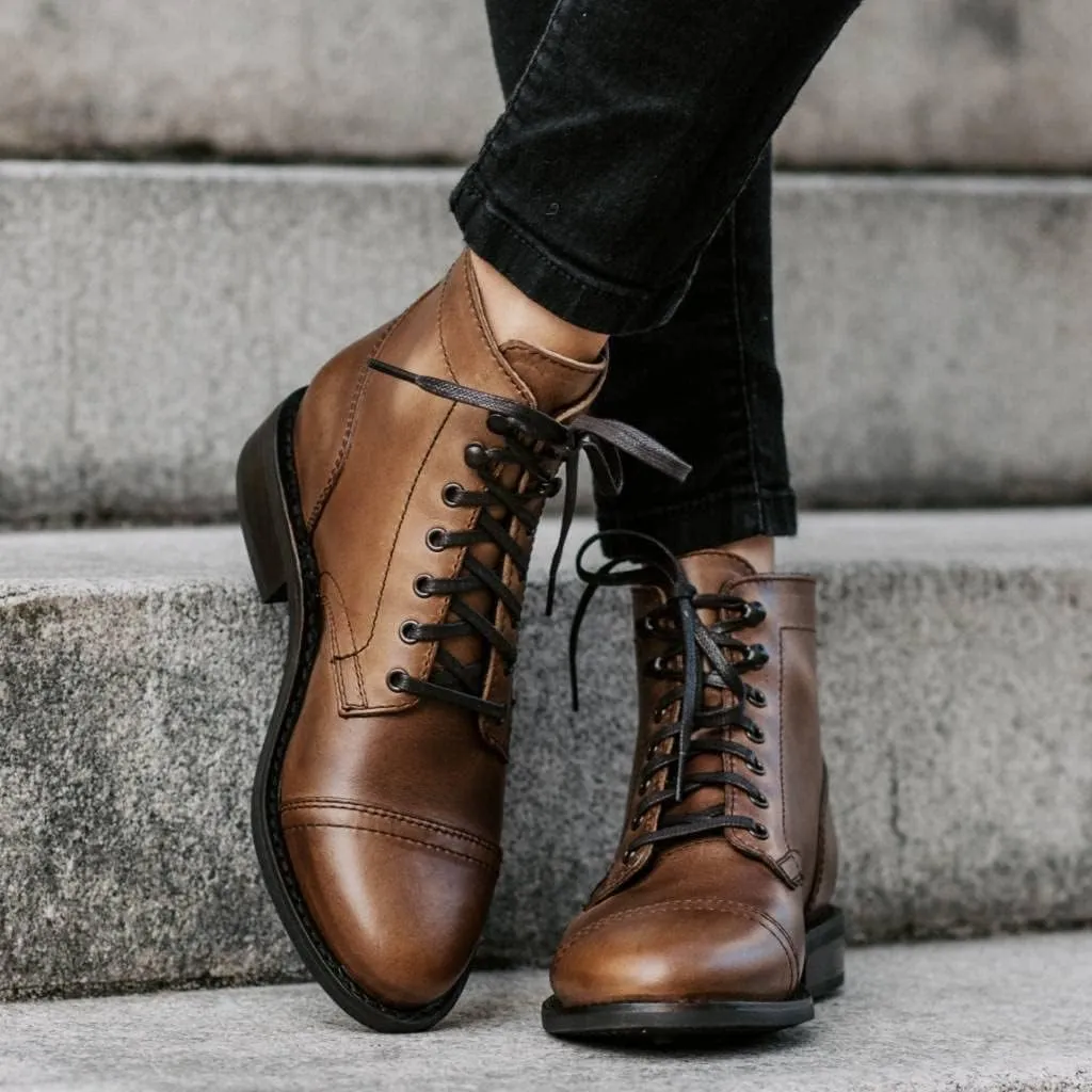 Thursday Boot Company Women's Captain Cap Toe Ankle Boots
