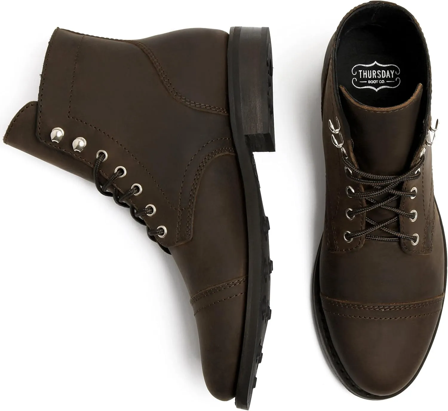 Thursday Boot Company Women's Captain Cap Toe Ankle Boots