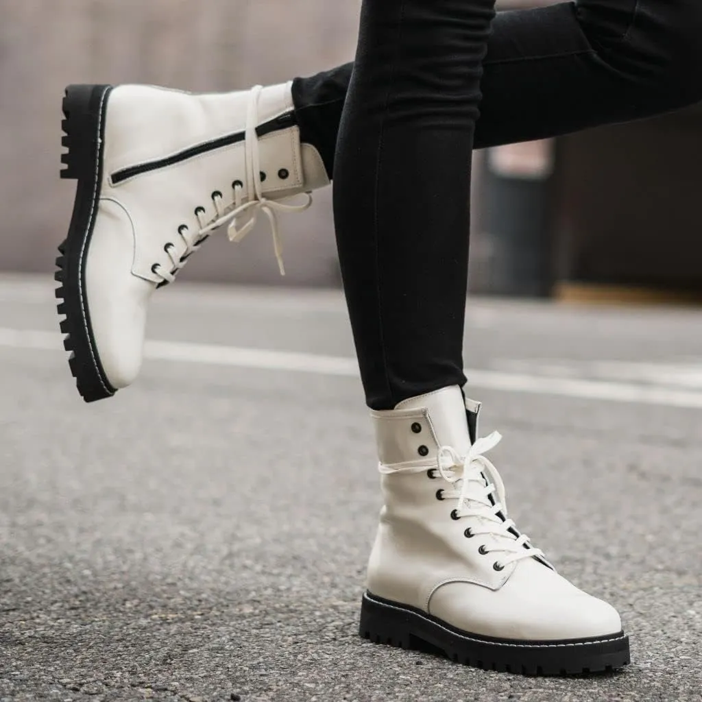 Thursday Boot Company Women's Lace up Leather Combat Boots