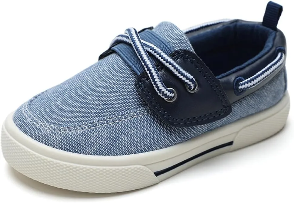 tombik Toddler Boys & Girls Boat Shoes Kids Canvas Sneakers (Toddler/Little Kid)