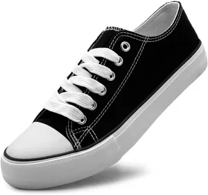 Unisex Low Top Lace Up Casual Canvas Shoes for Women and Men, Comfortable Lightweight Classic Fashion Sneakers Popular 2024, Zapatillas Casual De Lona De Moda para Hombre Y Mujer