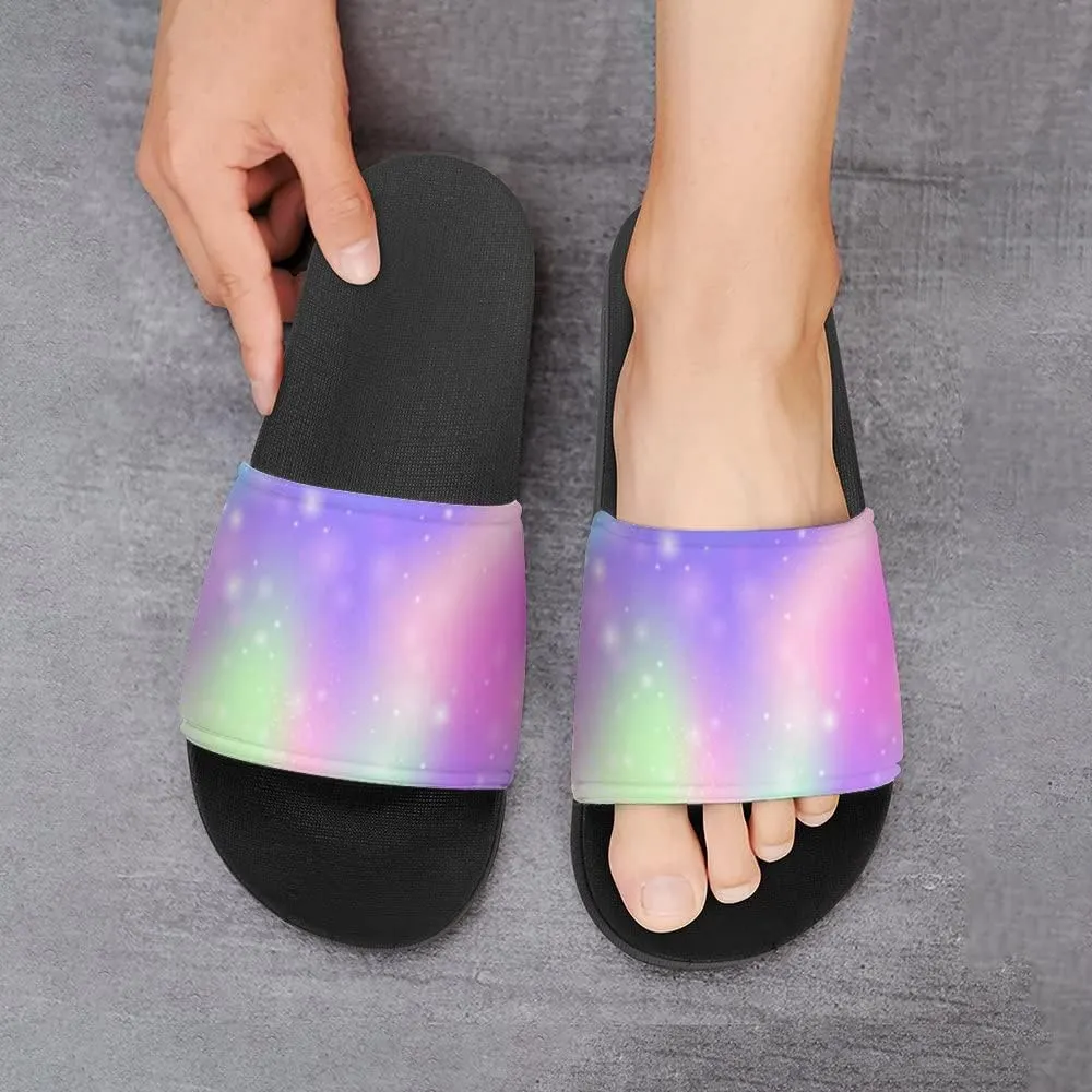 Unisex Slides for Women Men, Comfortable Slippers Slides, Non-slip Shower Shoes House Fashion Thick for Indoor & Outdoor（23060302）