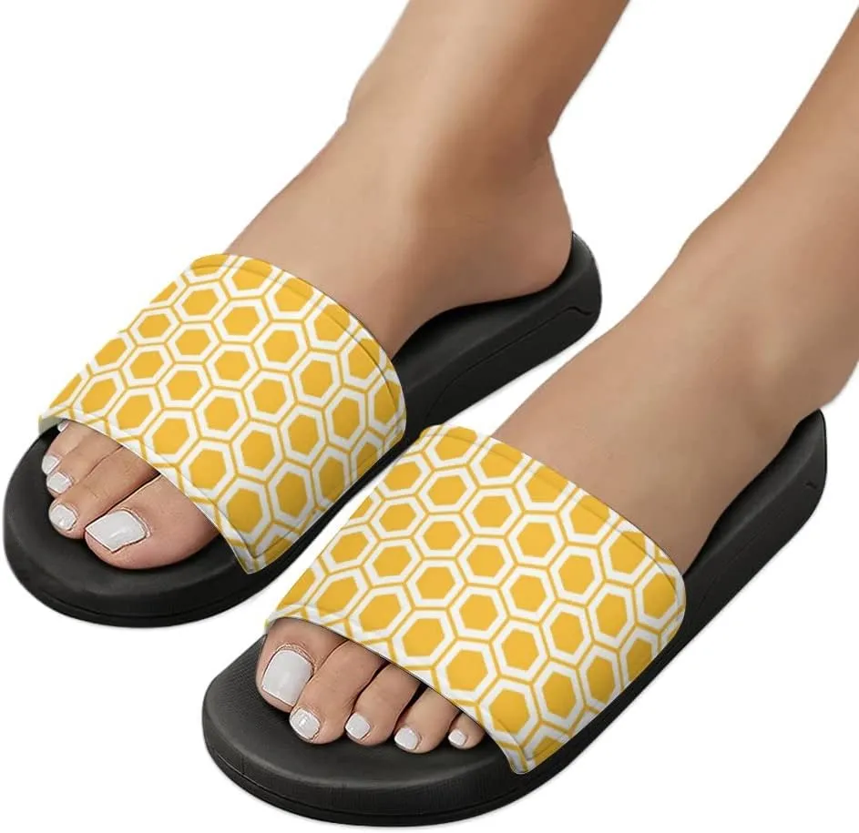 Unisex Slides for Women Men, Comfortable Slippers Slides, Non-slip Shower Shoes House Fashion Thick for Indoor & Outdoor（23060302）