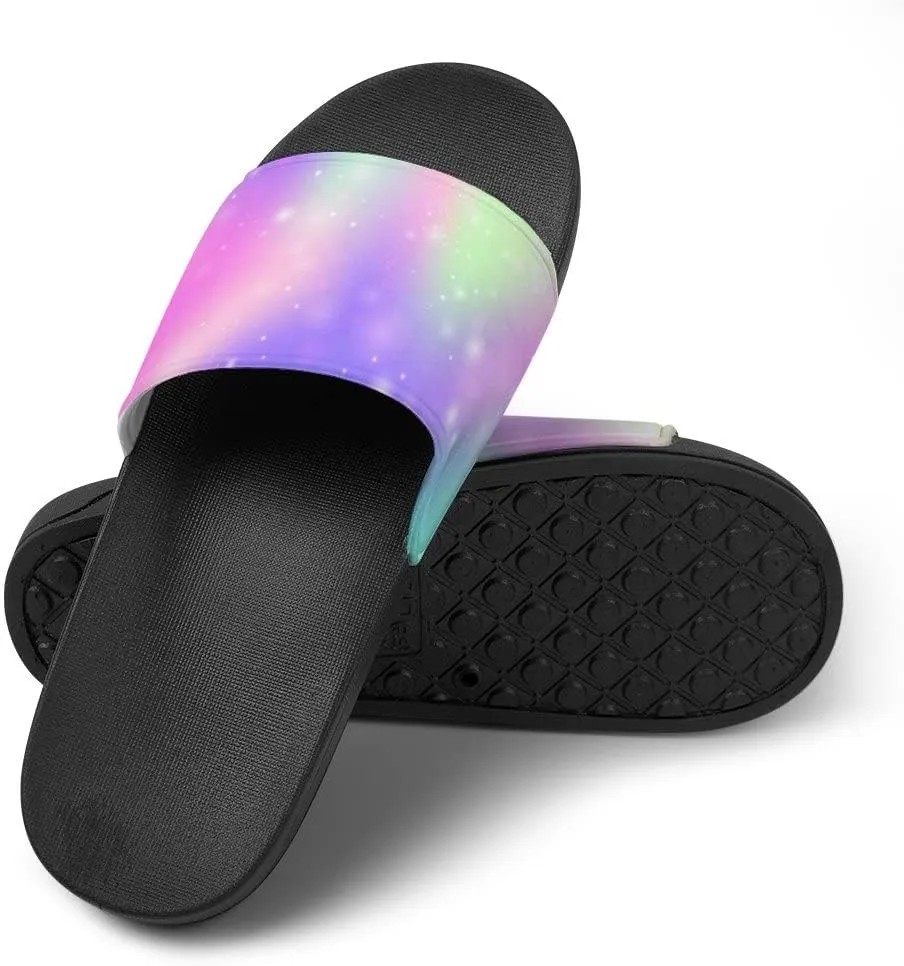 Unisex Slides for Women Men, Comfortable Slippers Slides, Non-slip Shower Shoes House Fashion Thick for Indoor & Outdoor（23060302）