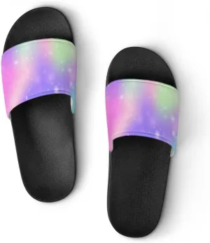 Unisex Slides for Women Men, Comfortable Slippers Slides, Non-slip Shower Shoes House Fashion Thick for Indoor & Outdoor（23060302）