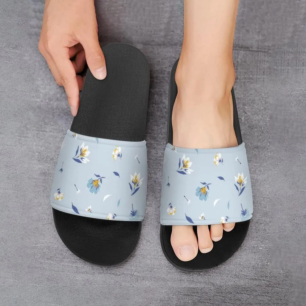 Unisex Slides for Women Men, Comfortable Slippers Slides, Non-slip Shower Shoes House Fashion Thick for Indoor & Outdoor（23060305）