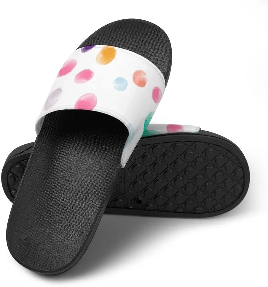 Unisex Slides for Women Men, Comfortable Slippers Slides, Non-slip Shower Shoes House Fashion Thick for Indoor & Outdoor（23060305）