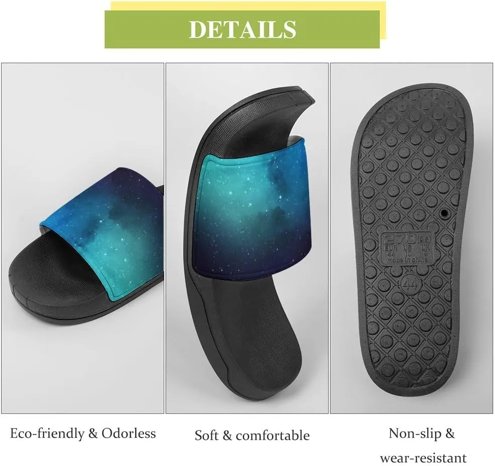 Unisex Slides for Women Men, Comfortable Slippers Slides, Non-slip Shower Shoes House Fashion Thick for Indoor & Outdoor（23060606）