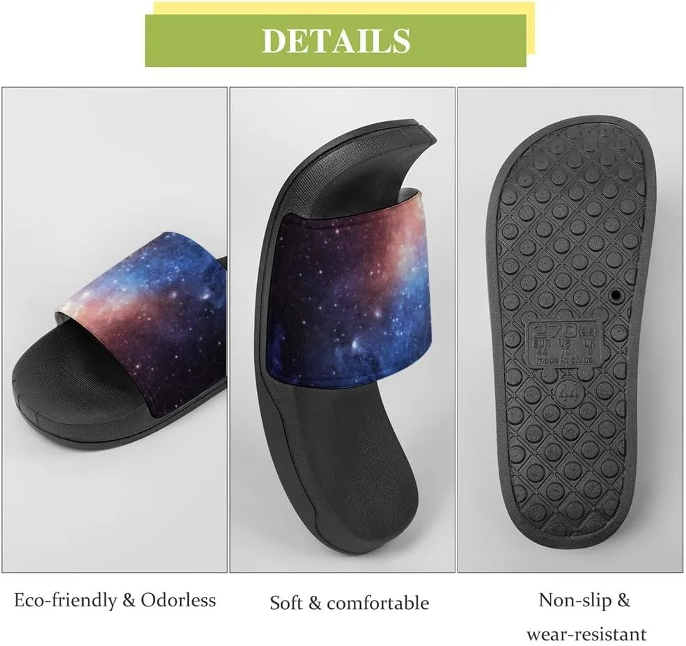 Unisex Slides for Women Men, Comfortable Slippers Slides, Non-slip Shower Shoes House Fashion Thick for Indoor & Outdoor（23060606）