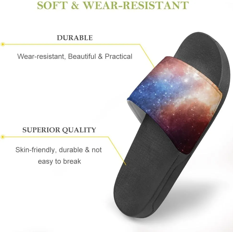 Unisex Slides for Women Men, Comfortable Slippers Slides, Non-slip Shower Shoes House Fashion Thick for Indoor & Outdoor（23060606）