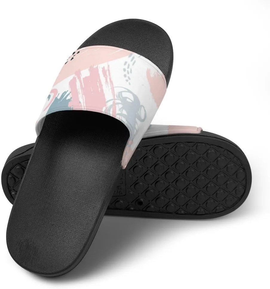 Unisex Slides for Women Men, Comfortable Slippers Slides, Non-slip Shower Shoes House Fashion Thick for Indoor & Outdoor（23060606）