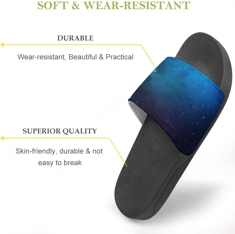 Unisex Slides for Women Men, Comfortable Slippers Slides, Non-slip Shower Shoes House Fashion Thick for Indoor & Outdoor（23060606）