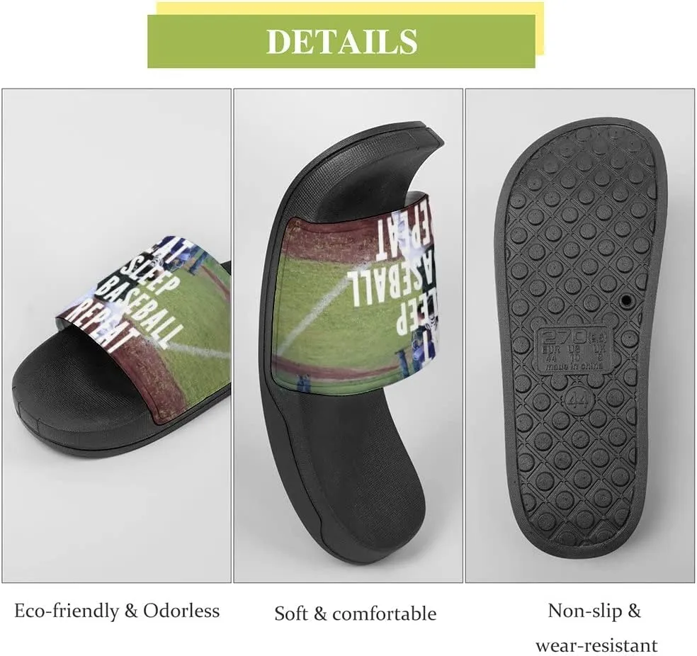 Unisex Slides for Women Men, Comfortable Slippers Slides, Non-slip Shower Shoes House Fashion Thick for Indoor & Outdoor（23060606）