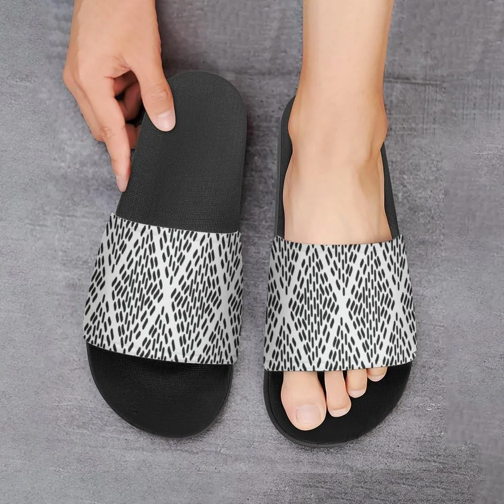 Unisex Slides for Women Men, Comfortable Slippers Slides, Non-slip Shower Shoes House Fashion Thick for Indoor & Outdoor（23060705）