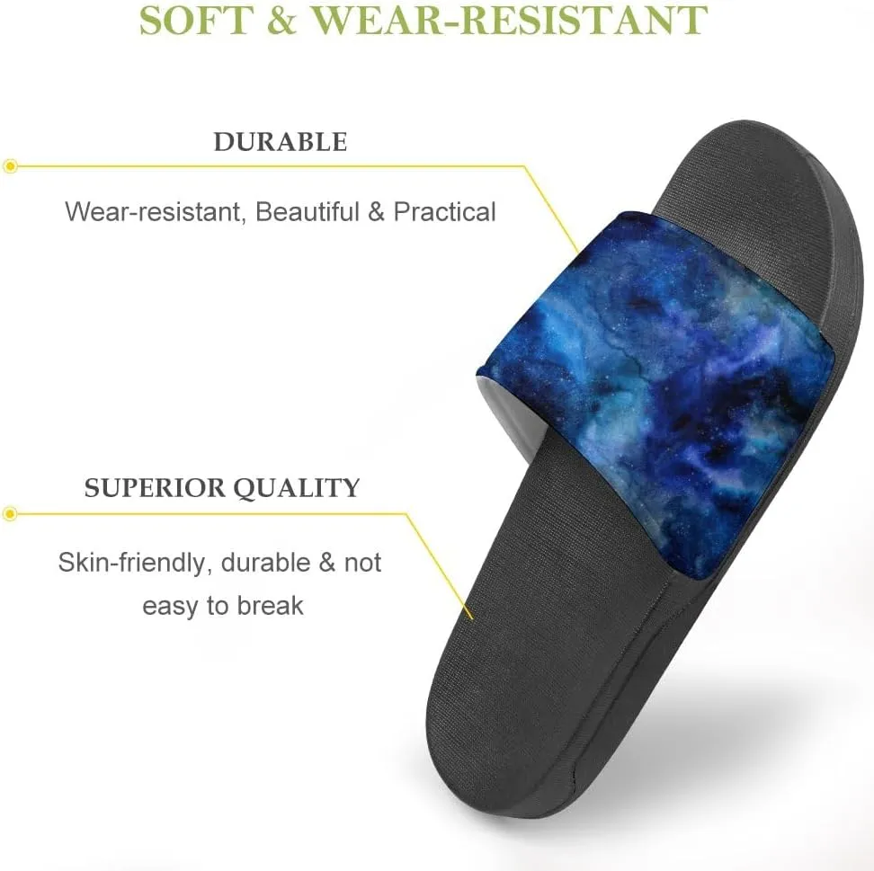 Unisex Slides for Women Men, Comfortable Slippers Slides, Non-slip Shower Shoes House Fashion Thick for Indoor & Outdoor（23060705）