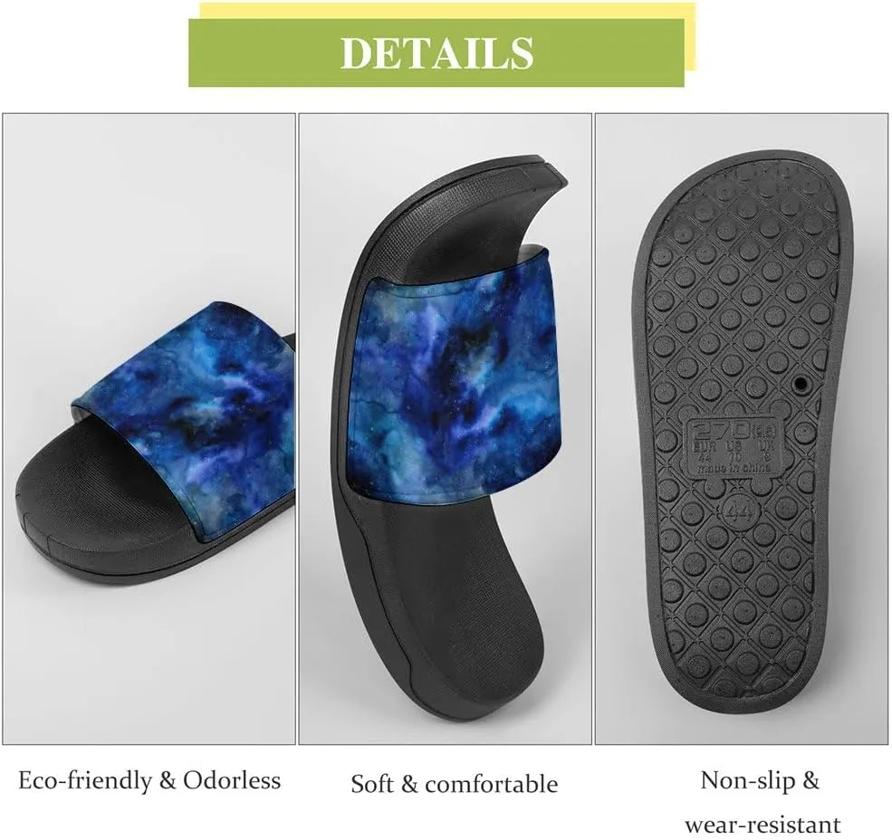 Unisex Slides for Women Men, Comfortable Slippers Slides, Non-slip Shower Shoes House Fashion Thick for Indoor & Outdoor（23060705）