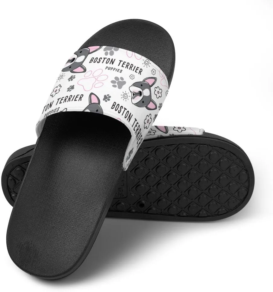 Unisex Slides for Women Men, Comfortable Slippers Slides, Non-slip Shower Shoes House Fashion Thick for Indoor & Outdoor（23061403）