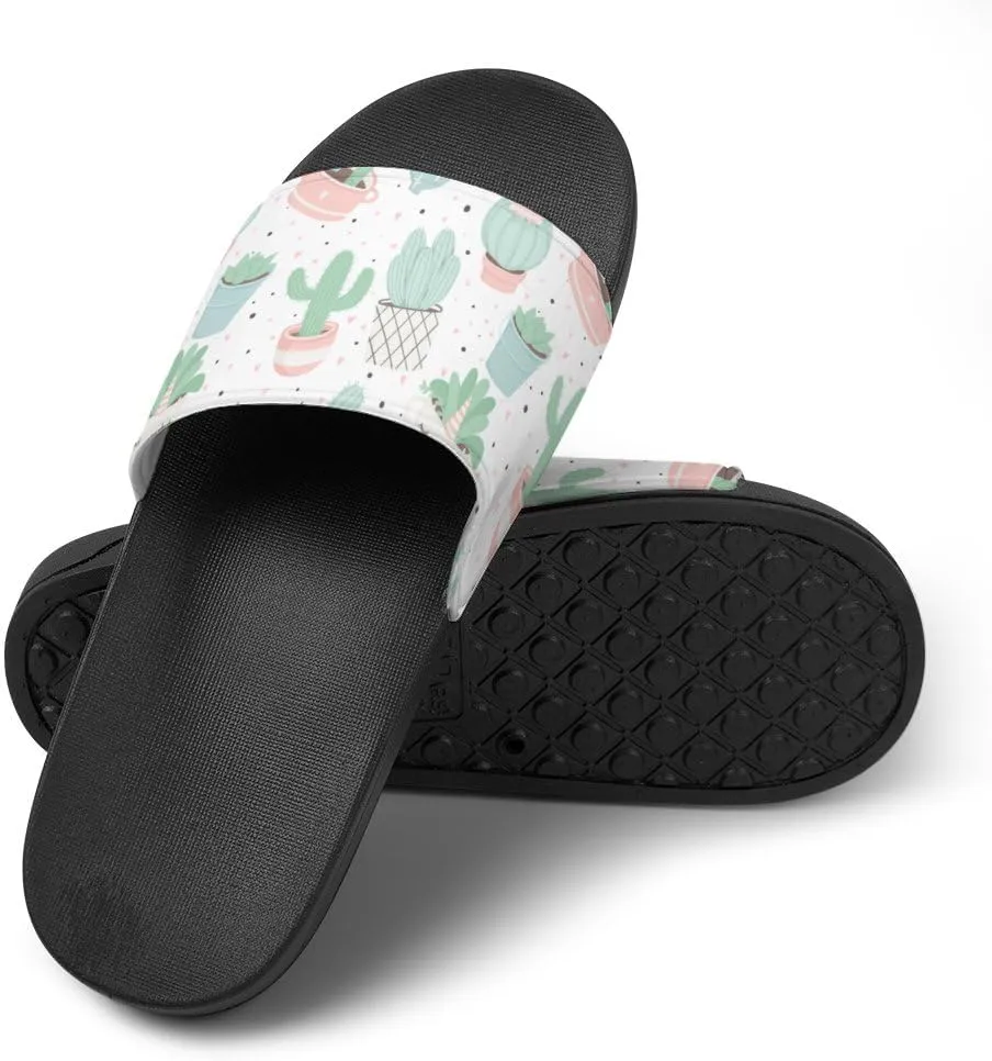 Unisex Slides for Women Men, Comfortable Slippers Slides, Non-slip Shower Shoes House Fashion Thick for Indoor & Outdoor（23061403）