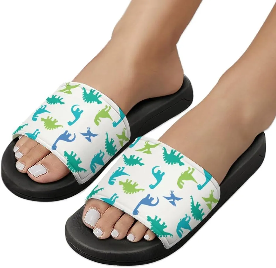 Unisex Slides for Women Men, Comfortable Slippers Slides, Non-slip Shower Shoes House Fashion Thick for Indoor & Outdoor（23061403）