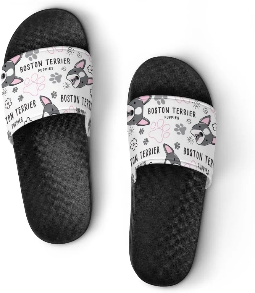 Unisex Slides for Women Men, Comfortable Slippers Slides, Non-slip Shower Shoes House Fashion Thick for Indoor & Outdoor（23061403）