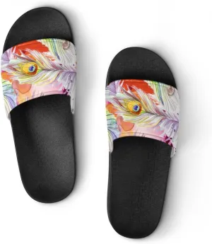 Unisex Slides for Women Men, Comfortable Slippers Slides, Non-slip Shower Shoes House Fashion Thick for Indoor & Outdoor（23061403）