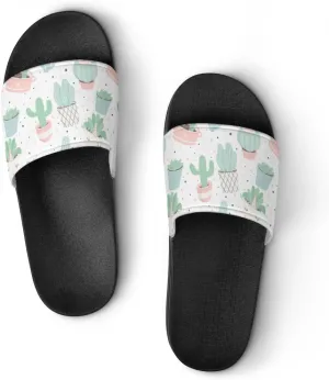 Unisex Slides for Women Men, Comfortable Slippers Slides, Non-slip Shower Shoes House Fashion Thick for Indoor & Outdoor（23061403）