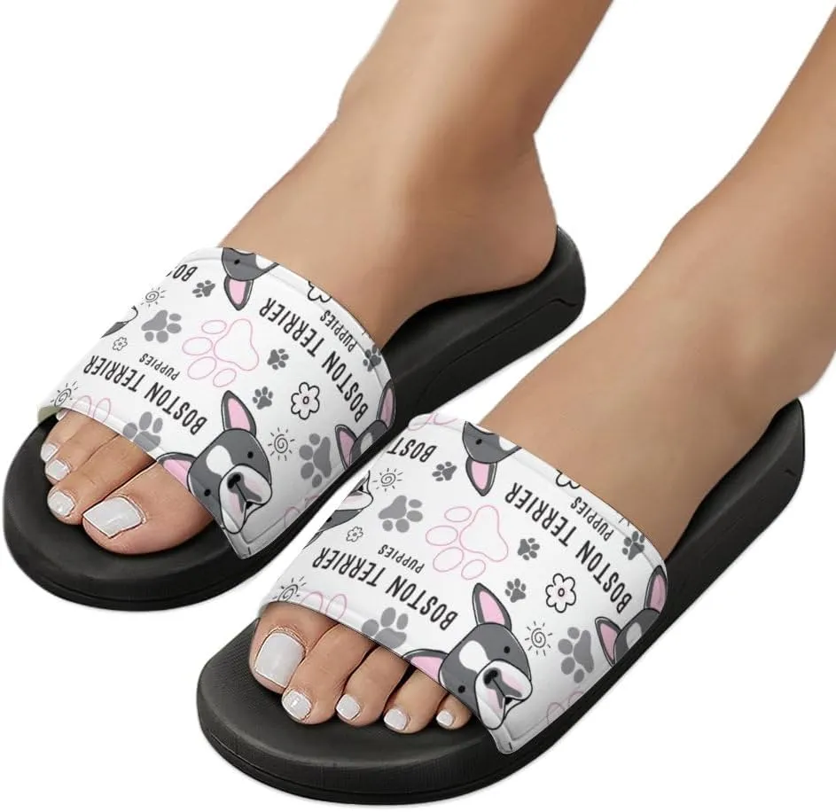 Unisex Slides for Women Men, Comfortable Slippers Slides, Non-slip Shower Shoes House Fashion Thick for Indoor & Outdoor（23061403）