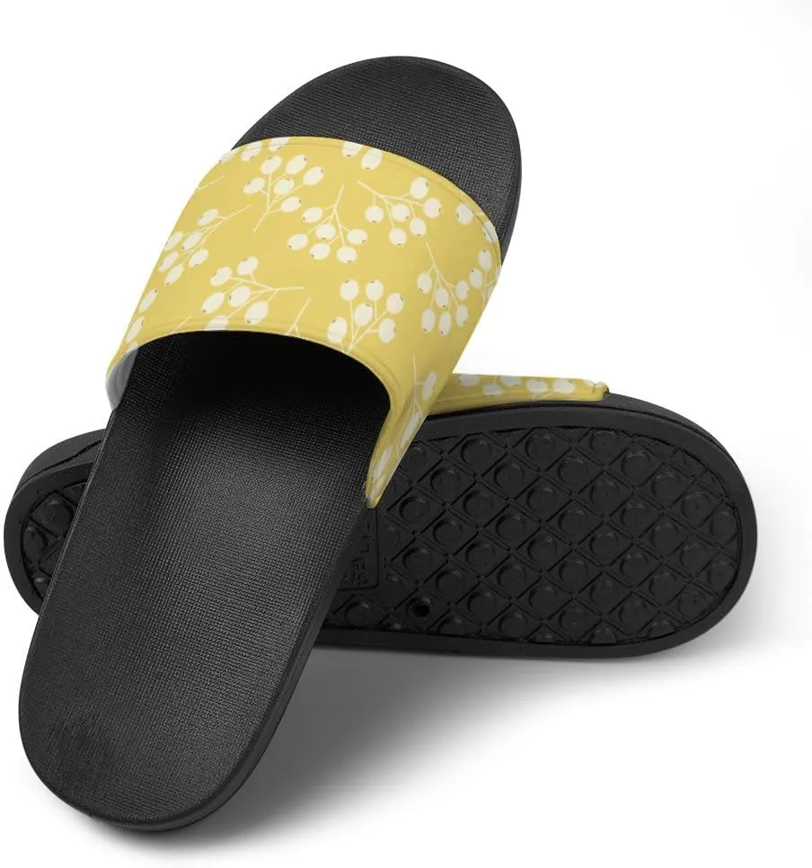 Unisex Slides for Women Men, Comfortable Slippers Slides, Non-slip Shower Shoes House Fashion Thick for Indoor & Outdoor（23062105）