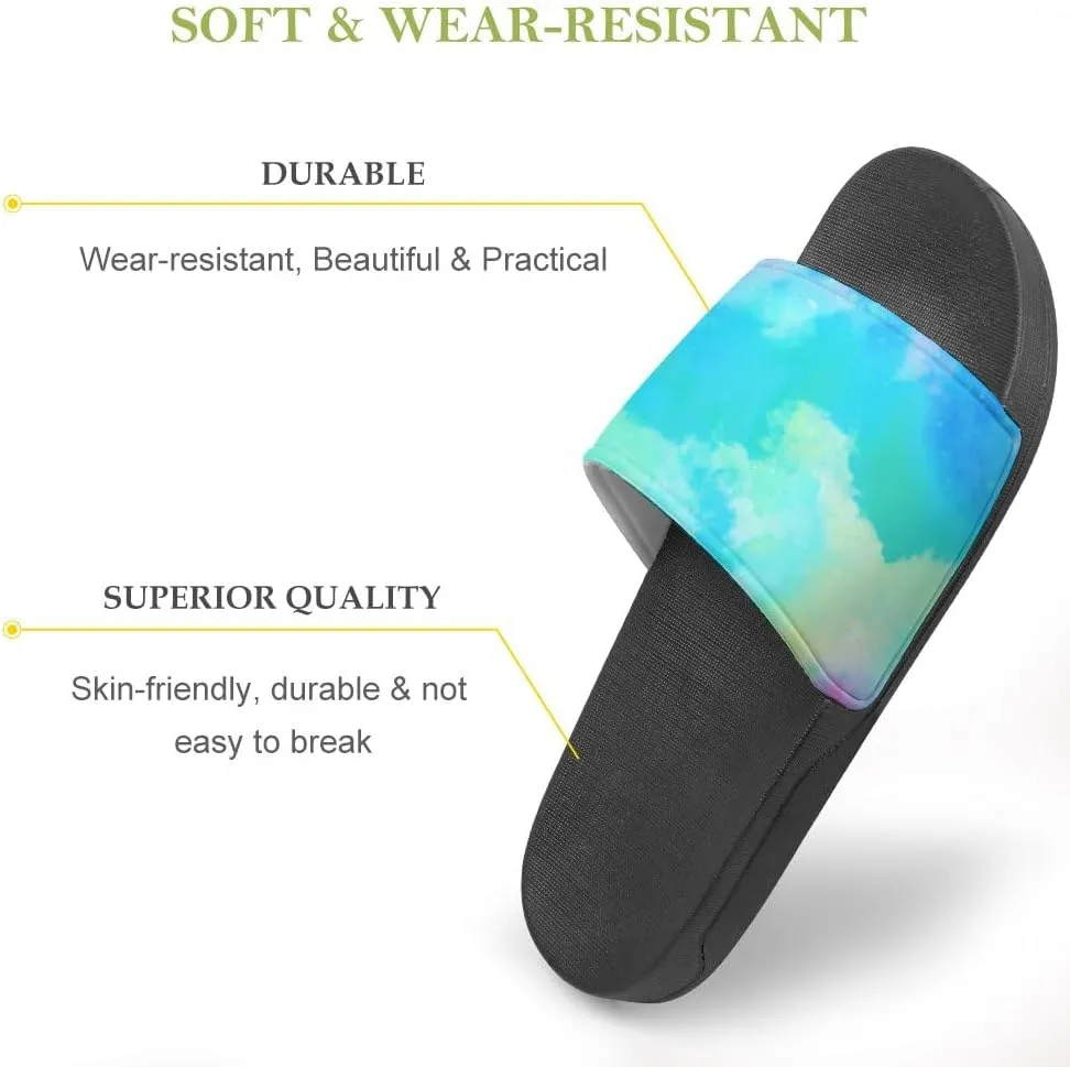 Unisex Slides for Women Men, Comfortable Slippers Slides, Non-slip Shower Shoes House Fashion Thick for Indoor & Outdoor（23062105）