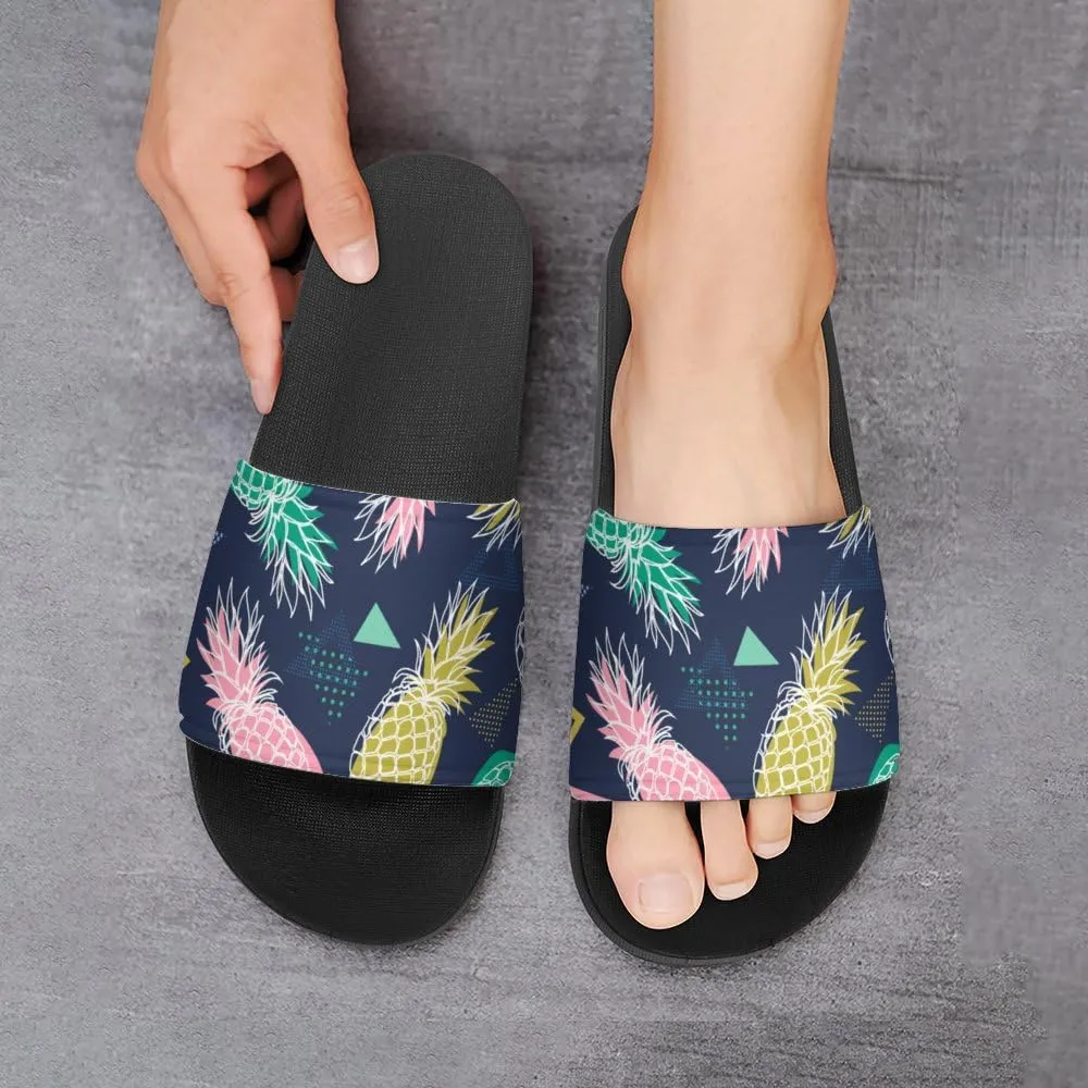 Unisex Slides for Women Men, Comfortable Slippers Slides, Non-slip Shower Shoes House Fashion Thick for Indoor & Outdoor（23062505）