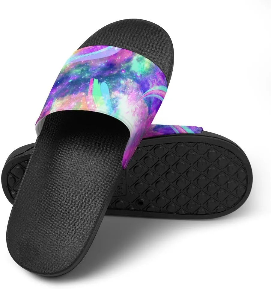 Unisex Slides for Women Men, Comfortable Slippers Slides, Non-slip Shower Shoes House Fashion Thick for Indoor & Outdoor（23062505）