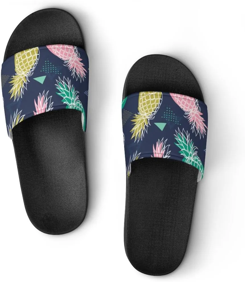 Unisex Slides for Women Men, Comfortable Slippers Slides, Non-slip Shower Shoes House Fashion Thick for Indoor & Outdoor（23062505）