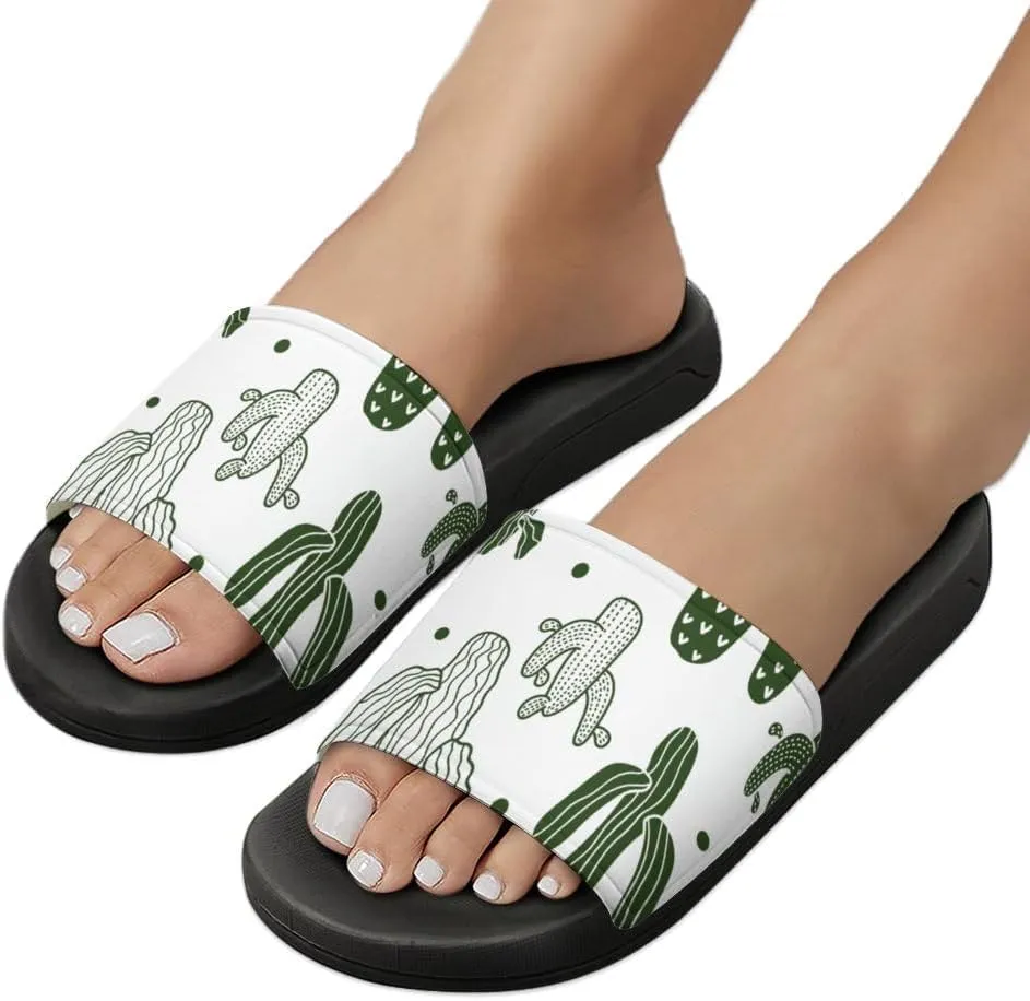 Unisex Slides for Women Men, Comfortable Slippers Slides, Non-slip Shower Shoes House Fashion Thick for Indoor & Outdoor（23062505）