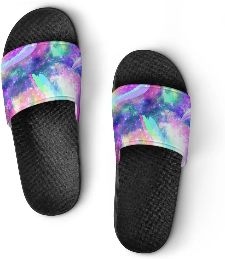 Unisex Slides for Women Men, Comfortable Slippers Slides, Non-slip Shower Shoes House Fashion Thick for Indoor & Outdoor（23062505）