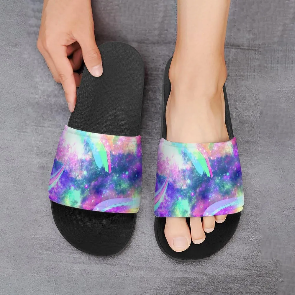 Unisex Slides for Women Men, Comfortable Slippers Slides, Non-slip Shower Shoes House Fashion Thick for Indoor & Outdoor（23062505）