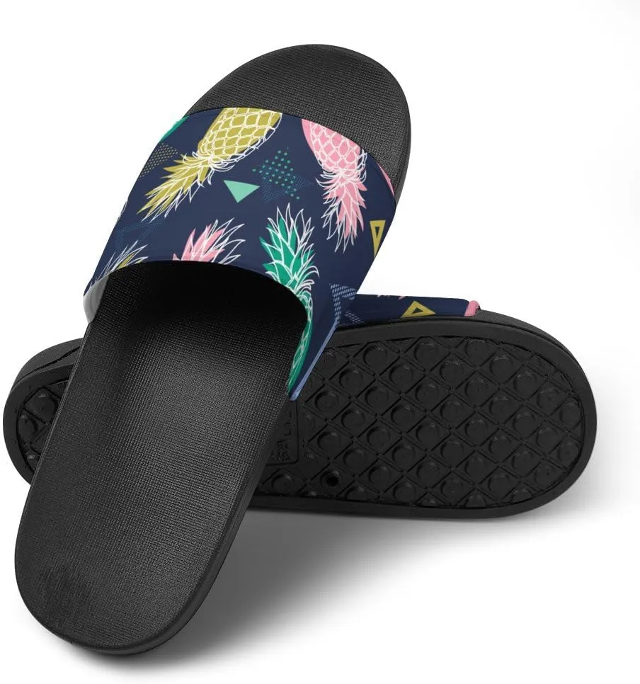 Unisex Slides for Women Men, Comfortable Slippers Slides, Non-slip Shower Shoes House Fashion Thick for Indoor & Outdoor（23062505）
