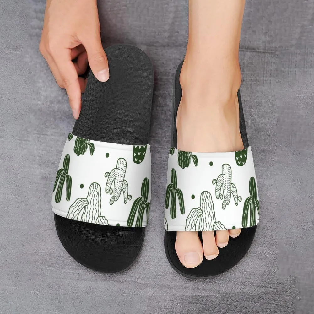 Unisex Slides for Women Men, Comfortable Slippers Slides, Non-slip Shower Shoes House Fashion Thick for Indoor & Outdoor（23062505）