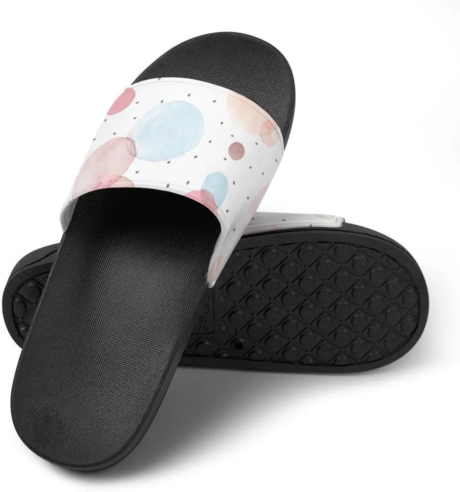 Unisex Slides for Women Men, Comfortable Slippers Slides, Non-slip Shower Shoes House Fashion Thick for Indoor & Outdoor（23062506）