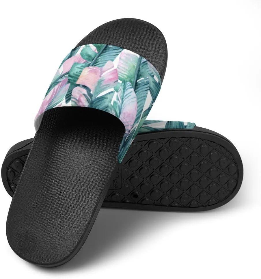 Unisex Slides for Women Men, Comfortable Slippers Slides, Non-slip Shower Shoes House Fashion Thick for Indoor & Outdoor（23062506）