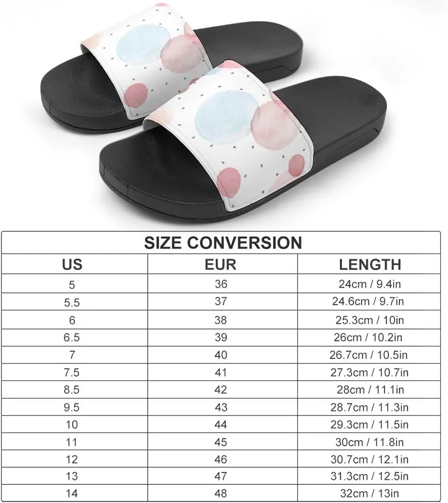 Unisex Slides for Women Men, Comfortable Slippers Slides, Non-slip Shower Shoes House Fashion Thick for Indoor & Outdoor（23062506）